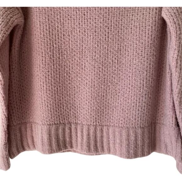 Toad & Co Cotati Dolman Wool Sweater Cappuccino Boucle Light Pink Size XS - Picture 4 of 6